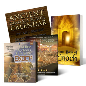 The Enoch book, the 2-DVD Enoch set, The Dead Sea Scroll calendar, and The Final Prophecies DVD